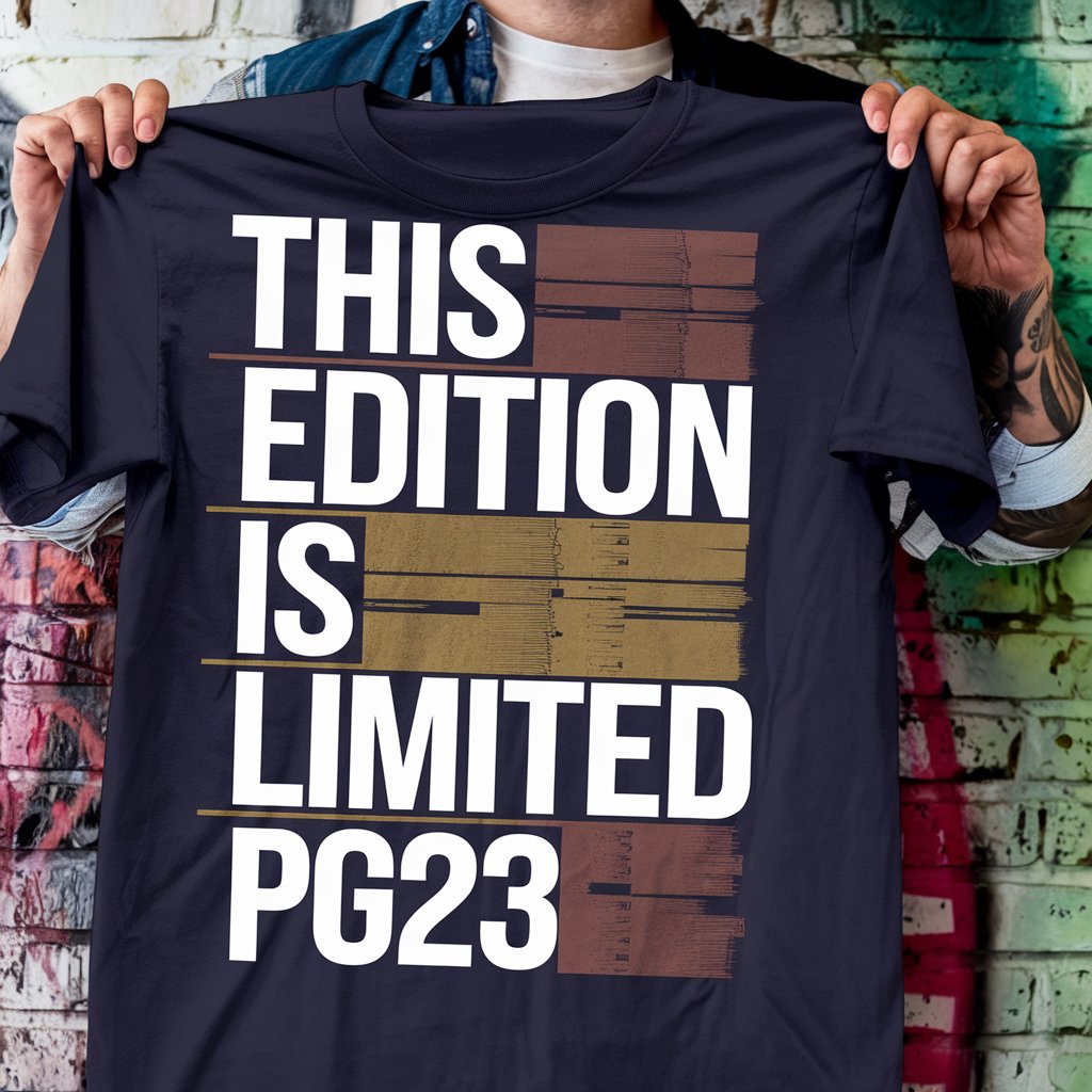 tshirt that says this edition is limited pg23 – Explore